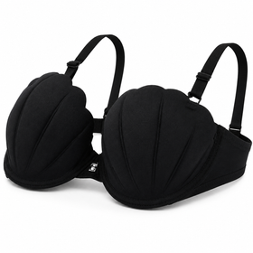 Sister Hood Shell Style Push-Up Bra – Black